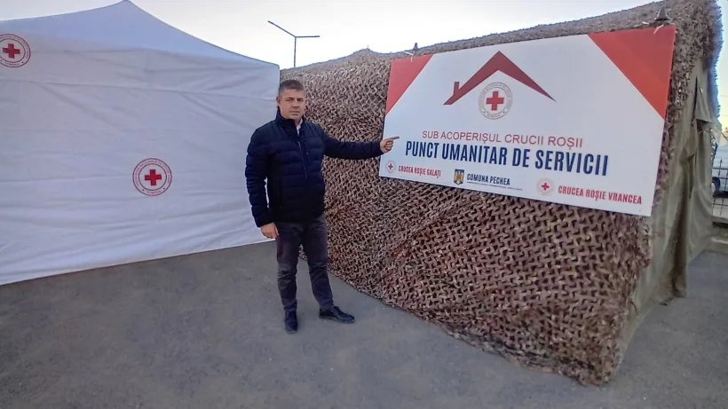 Hrană caldă pentru sinistrații din comuna Pechea