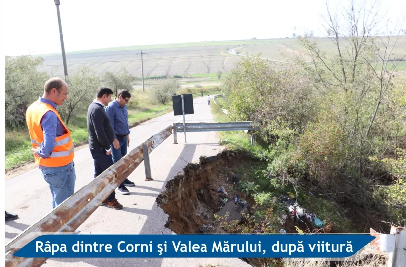 Costel Fotea: Refacem zonele afectate de inundații. Ample lucrări de consolidare și stabilizare în centrul județului