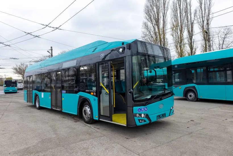 Primele autobuze electrice au sosit la Galați 
