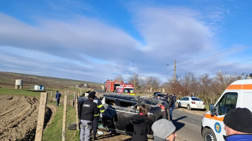Accident grav în județul Galați: un copil de 11 ani este în comă