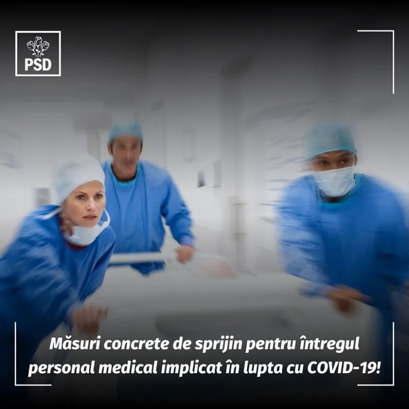Legea PSD care prevede spor de 30% pentru medicii implicați în lupta COVID și pensie pentru copiii celor decedați, ADOPTATĂ