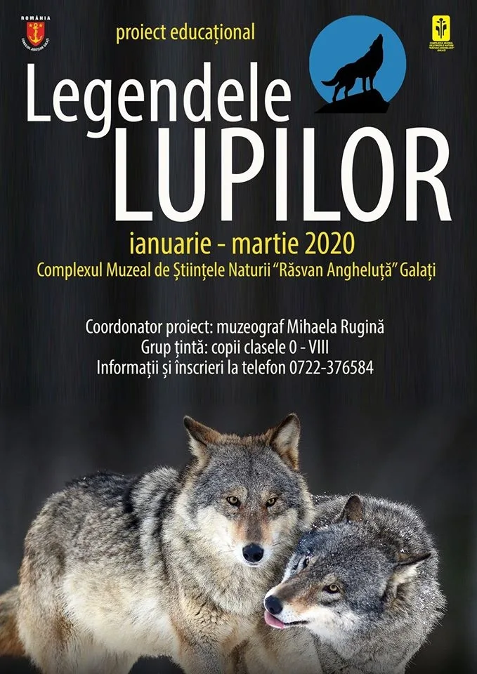 Proiect educațional "Legendele lupilor"