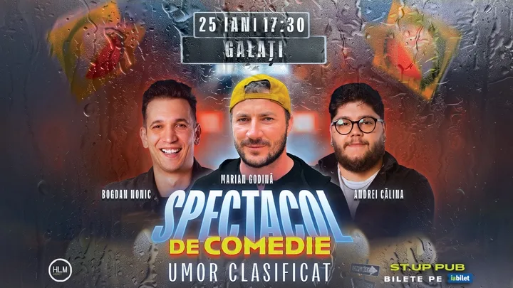 "Umor clasificat" - un spectacol la care vei râde în hohote