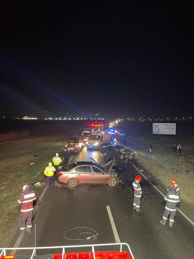 Accident groaznic în județul Galați: patru victime, dintre care un copil