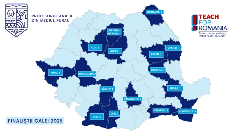 Nici un profesor gălățean nu a fost prezent la Gala ”Profesorul Anului din mediul rural”. Pentru că nu a fost nominalizat!