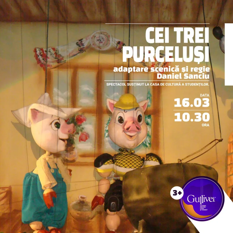 Unul dintre cele mai îndrăgite spectacole de la Teatrul „Gulliver”
