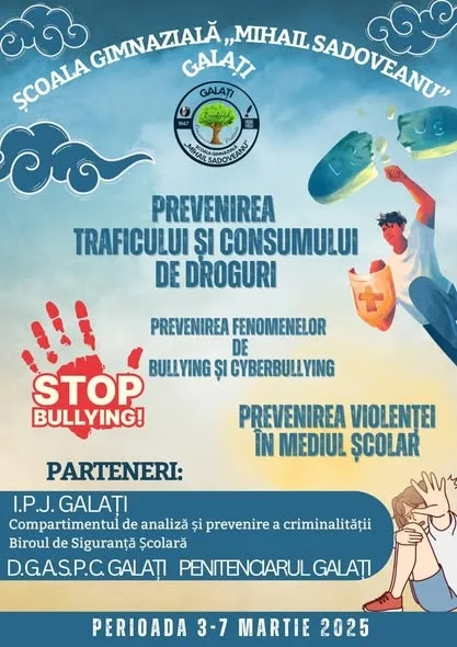 Educație pentru securitate personalǎ printre școlarii de la ”Mihail Sadoveanu”