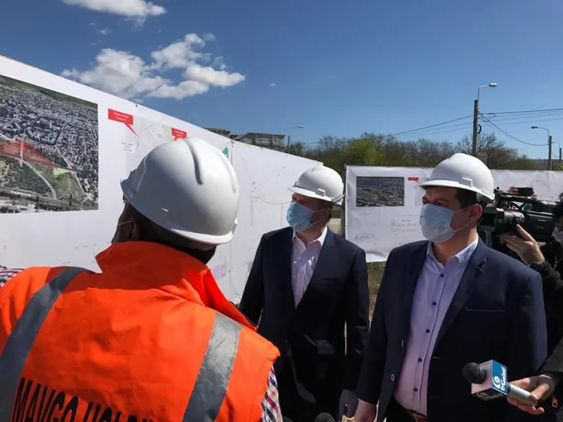 Galerie foto/Au început lucrările la centura orașului Galați. Investiția Consiliului Județean Galați depășește 30 de milioane de euro