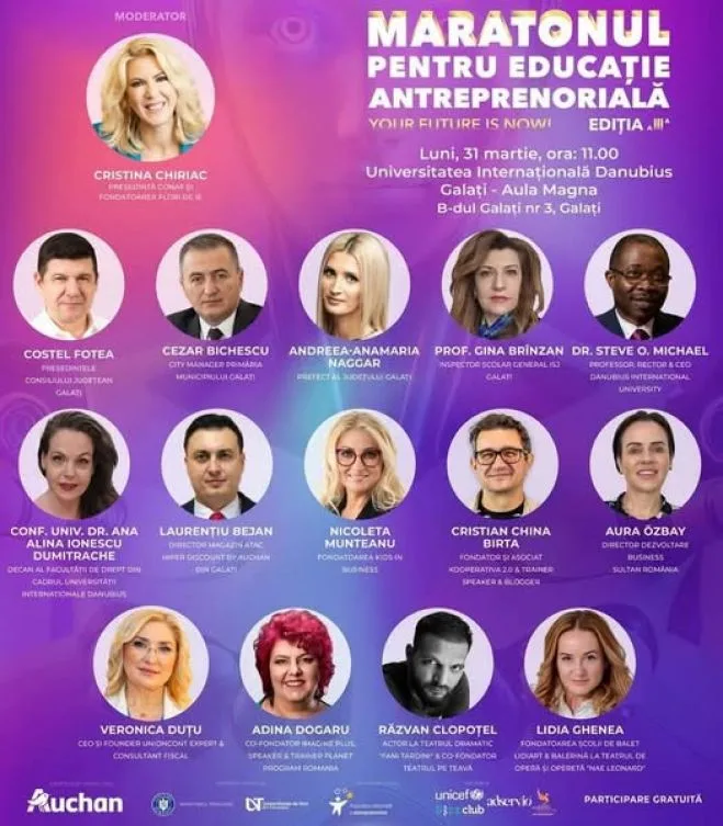 Maratonul pentru educatie antreprenoriala, Editia a III-a, din nou la Universitatea Internationala Danubius
