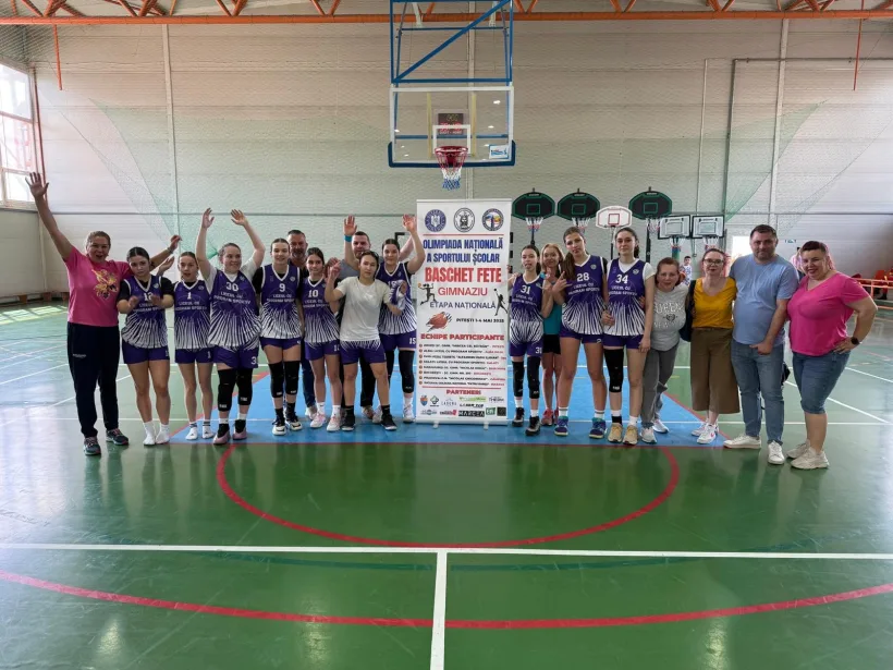 Baschetbalistele Galațiului, medalie de bronz la Olimpiada Naționale a Sportului Școlar