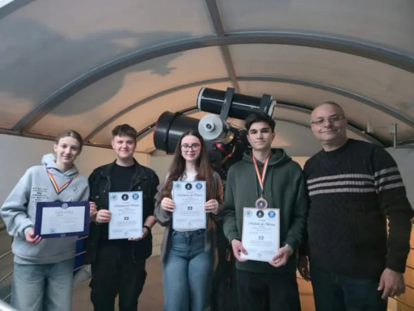 Observatorul Astronomic gălățean, pepinieră pentru olimpici și viitori cercetători în  Astronomie și Astrofizică