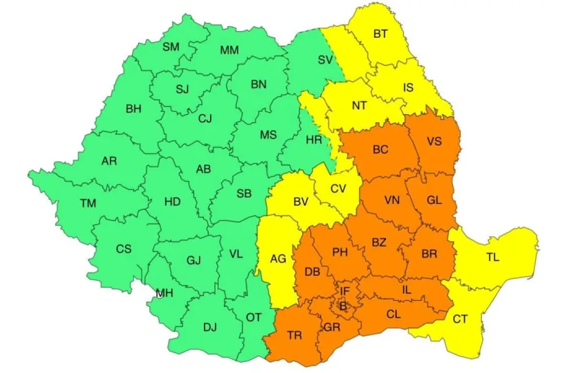 Comitetul Județean pentru Situații de Urgență, activat: cursurile de apă sunt monitorizate, iar șanțurile sunt curățate