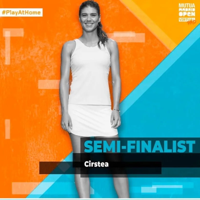 Sorana Cîrstea s-a oprit în semifinale. Câştigătorii turneului virtual de la Madrid: Kiki Bertens şi Andy Murray
