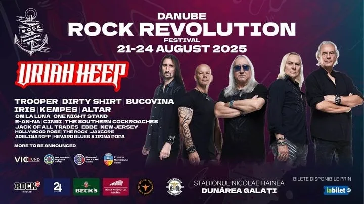 Danube Rock Revolution Festival 2025 – Patru zile de rock pur!