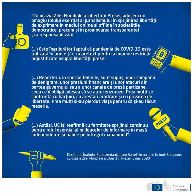 Cu ocazia Zilei Mondiale a Libertății Presei!