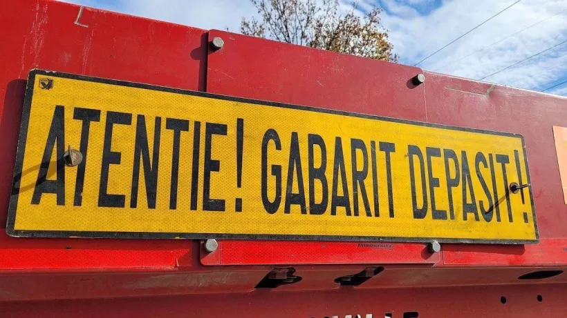 Transporturi agabaritice pentru parcul eolian de la Cuca