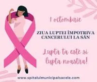 1 octombrie este Ziua Mondială a Luptei Împotriva Cancerului de Sân