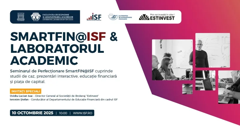 Perfecționare Vocațională SmartFIN@ISF și Laborator Academic ASF la UDJG