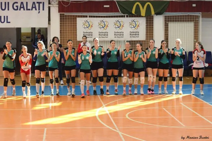 Voleibalistele de la CSU Galaţi pe podium