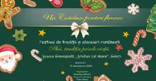 Festivalul școlar de Colinde „Un Crăciun pentru fiecare”