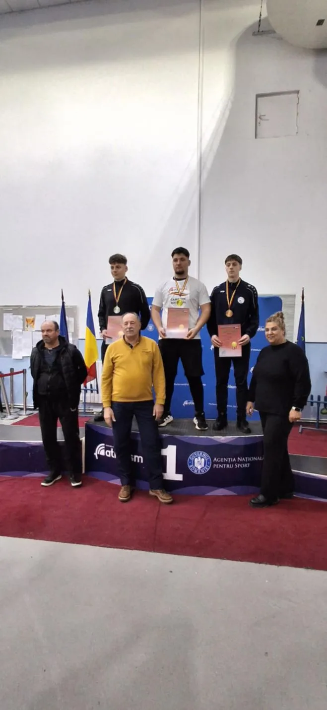 Gălăţeanul Ştefan Oancă, campion naţional la aruncarea greutăţii