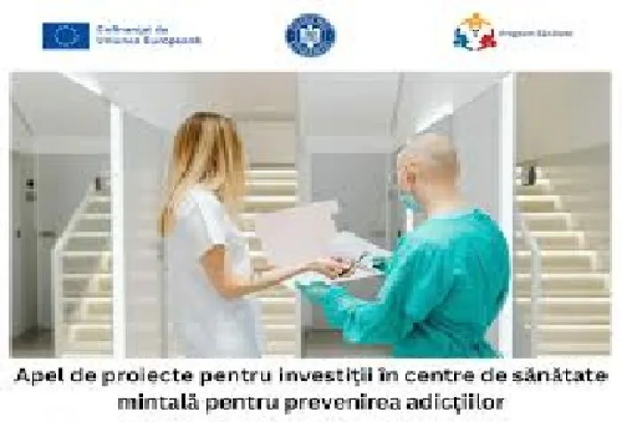 Finanțare europeană pentru Centre de Sănătate Mintală pentru Prevenirea și Tratarea Adicțiilor