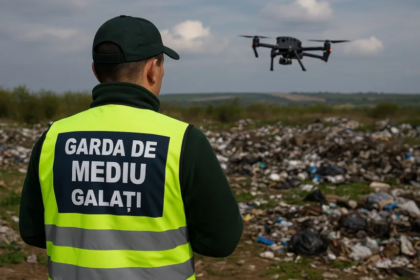 Nereguli majore în colectarea deșeurilor: operator din Galați, amendat și suspendat