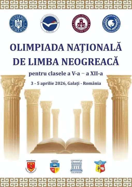 Etapa națională a OLIMPIADEI DE LIMBA NEOGREACĂ, Galați 2026