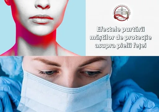 Cu mască și fără mască: Te protejezi de COVID, dar faci dermatită