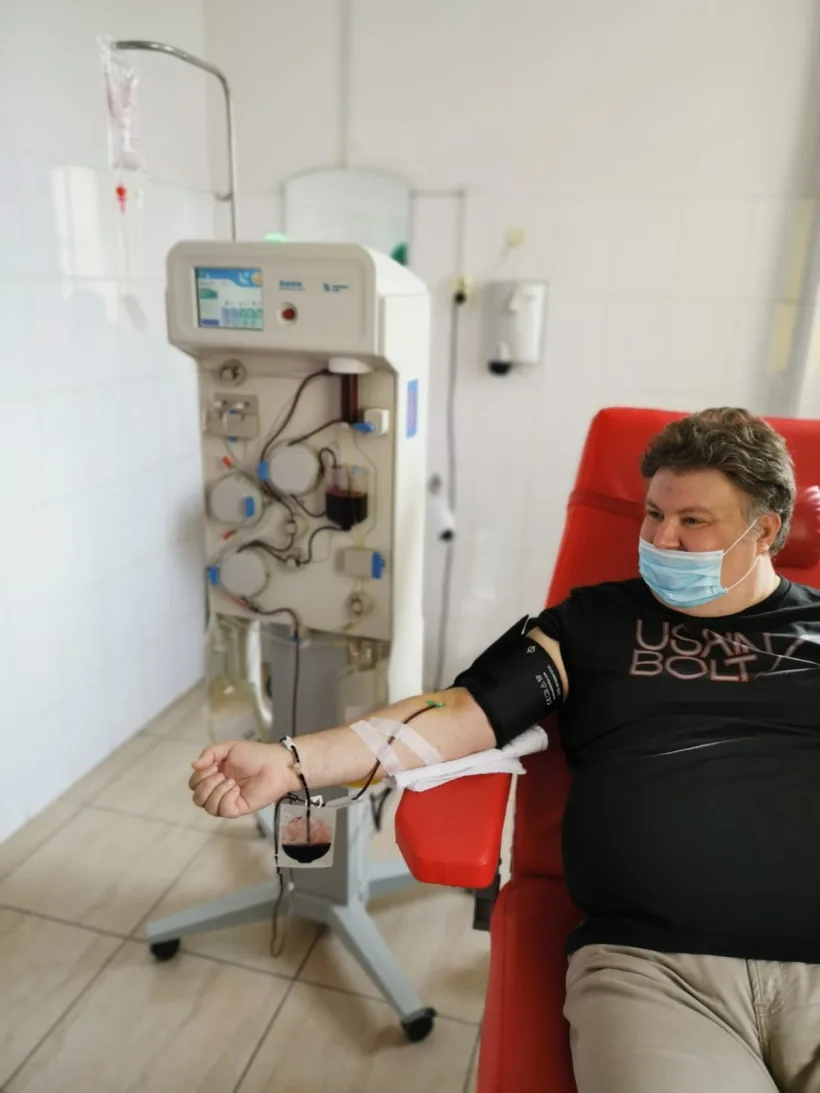 Galerie foto/Premieră la Galați. La Centrul de Transfuzii au fost efectuate primele recoltări de plasmă