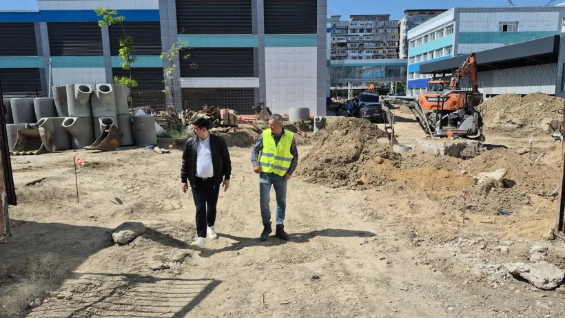 Lucrări ample la infrastructura Spitalului Județean Galați. Costel Fotea: „Refacem complet căile de acces și întreaga zonă”