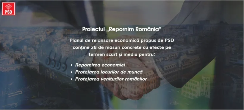 28 de măsuri pentru relansarea economiei pe care PSD vrea să le includă în propuneri legislative