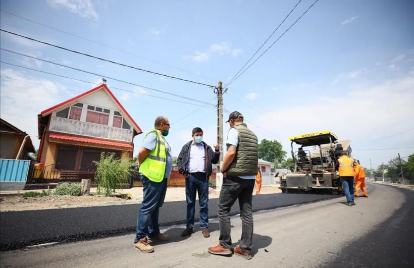 Galerie foto/DJ 251, o nouă față. Lucrarea comandată de Consiliul Județean Galați se apropie de final