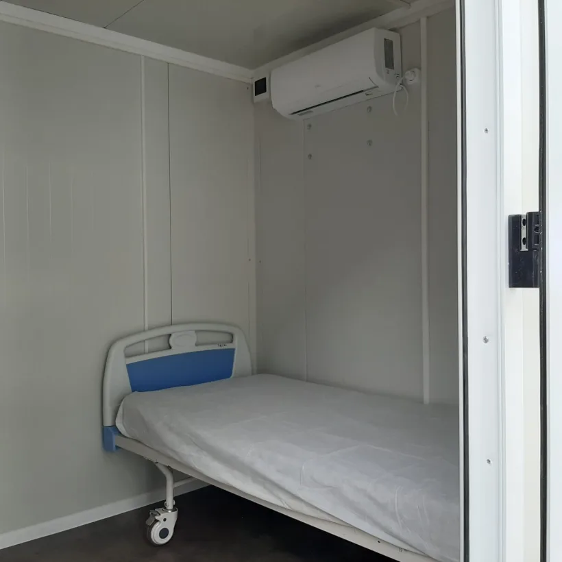 Cinci containere pentru triajul pacienților au ajuns la Spitalul Județean Galați