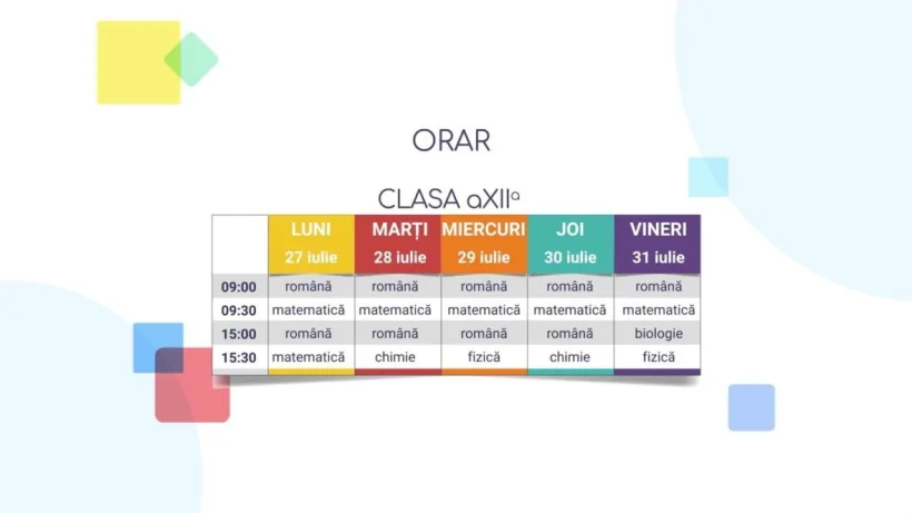 Teleșcoala reîncepe luni 27 iulie cu sezonul 2