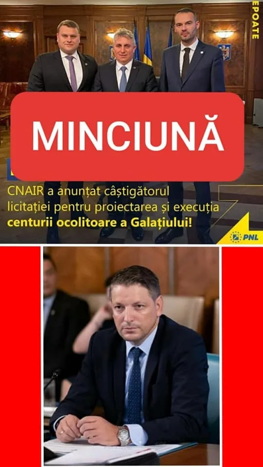 PNL a început campania electorală la Galați ”în forță”, promovând MINCIUNA