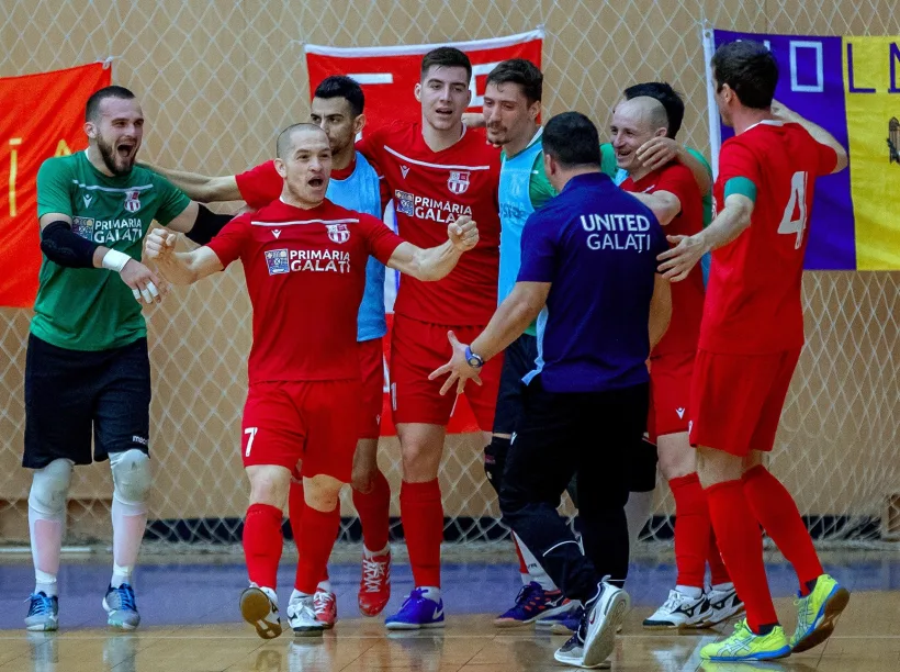 Decizia firească a venit: United va reprezenta România în Liga Campionilor la futsal