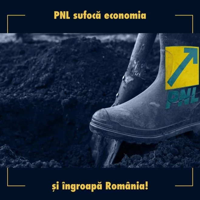 PSD:"Guvernul PNL îngroapă economia și nivelul de trai al românilor, dar cu un cinism maxim îi pune tot pe români să plătească înmormântarea!"