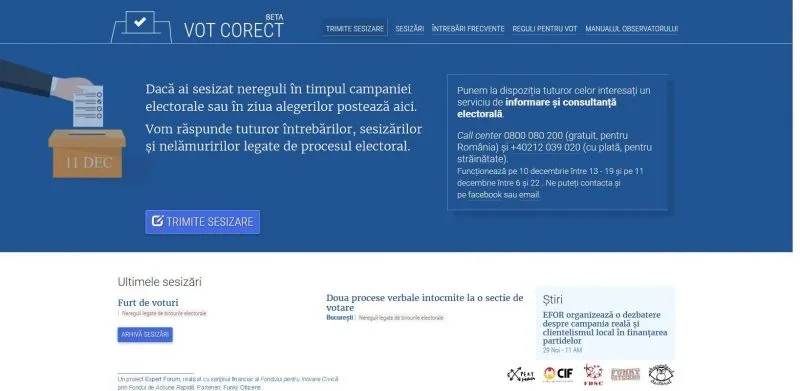Alegeri Locale 2020: platformă de informare online