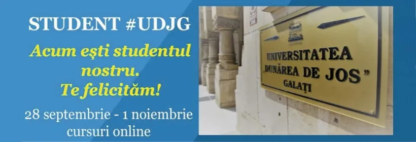 Anul universitar începe online la Galați