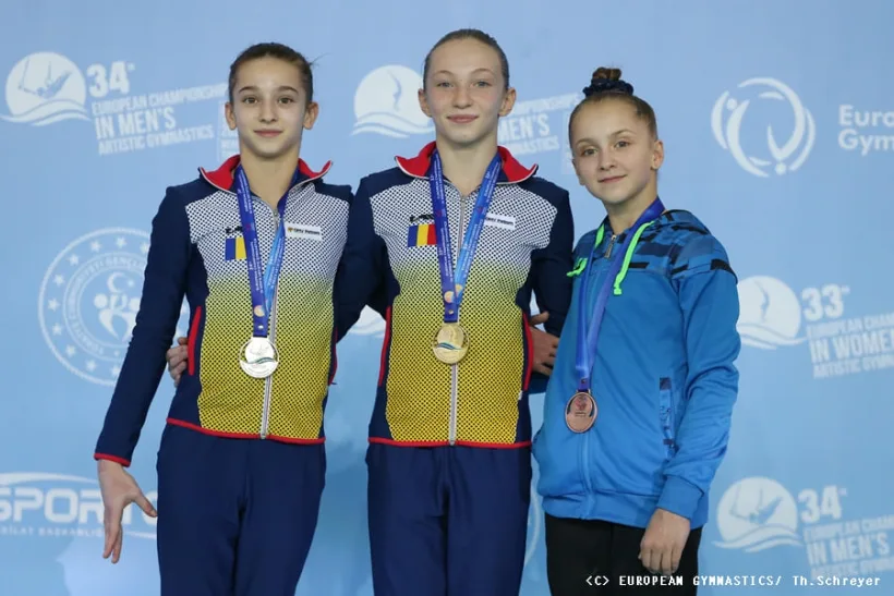 Junioara Ana Bărbosu, şase medalii la Europenele de gimnastică