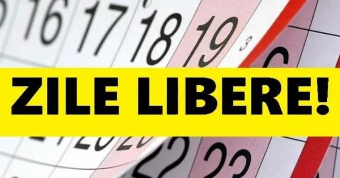 Sărbători legale recompensate cu zile libere în 2021