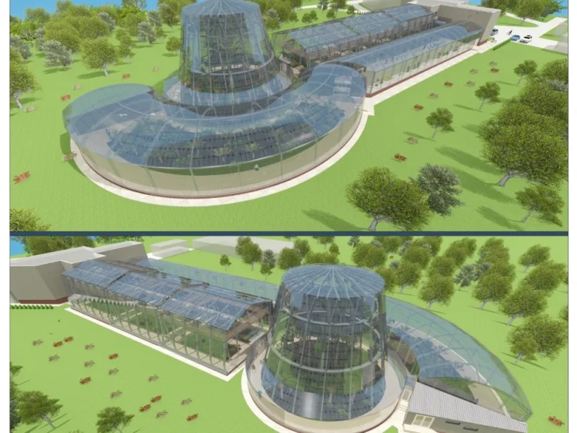 Sera plantelor exotice de la Grădina Botanică prinde contur