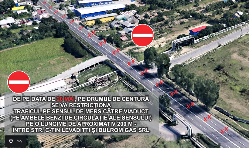 Atenție, șoferi! Restricţii de trafic pe Drumul de Centură