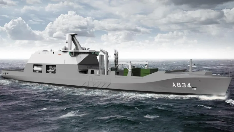Damen Galați începe construirea celei mai mari nave militare, pentru Marina Regală a Țărilor de Jos