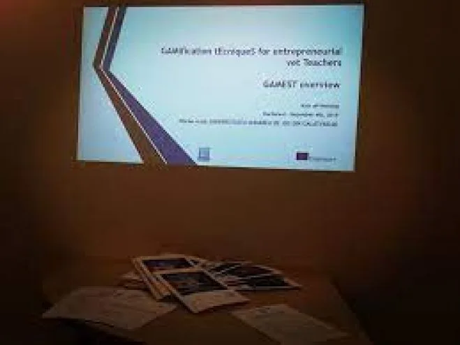 „GAMification tEcniqueS for entrepreneurial vet Teachers – GAMEST”