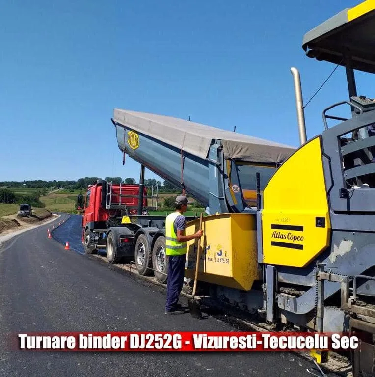 Lucrări de modernizare pe mai multe drumuri din județul Galați