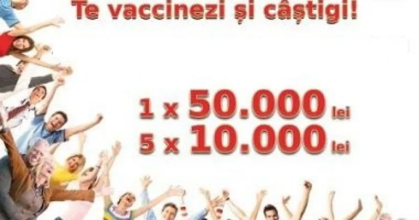 Pe ce mai toacă Guvernul banii: Campanie de divertisment – Te vaccinezi și câștigi! Bonuri de masa și bilete de loterie
