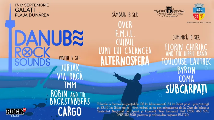 Festivalul Danube Rock de la Galați revine în 2021 sub un nou nume: Danube Rock Sounds!