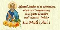Astăzi, mare sărbătoare mare, Sf. Andrei şi încep zilele Galaţiului